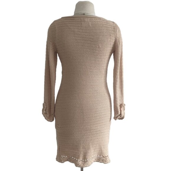 Massimo Dutti Crochet Sweater Dress - Picture 4 of 8
